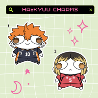 Haikyuu Charms