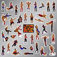 Image 1 of WWF Raw Magnet Set (39 Pieces)