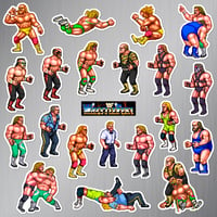 Image 1 of WWF WrestleFest Magnet Set (21 Pieces)