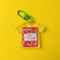 Image 3 of Plaid T-shirt Keychain