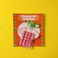 Image 1 of Plaid T-shirt Keychain