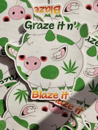 Graze it sticker 18+