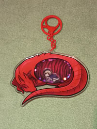 Image 1 of Falin/Red Dragon Dungeon Meshi Shaker Keychain