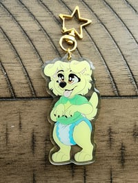 Golden Puppy Keychain