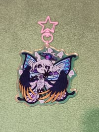 Athena FFXIV - Rainbow acrylic keychain