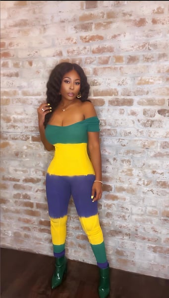Image of Mambo off shoulder Jumpsuit 