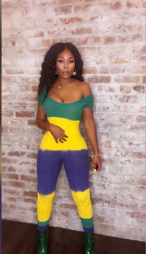 Image of Mambo off shoulder Jumpsuit 