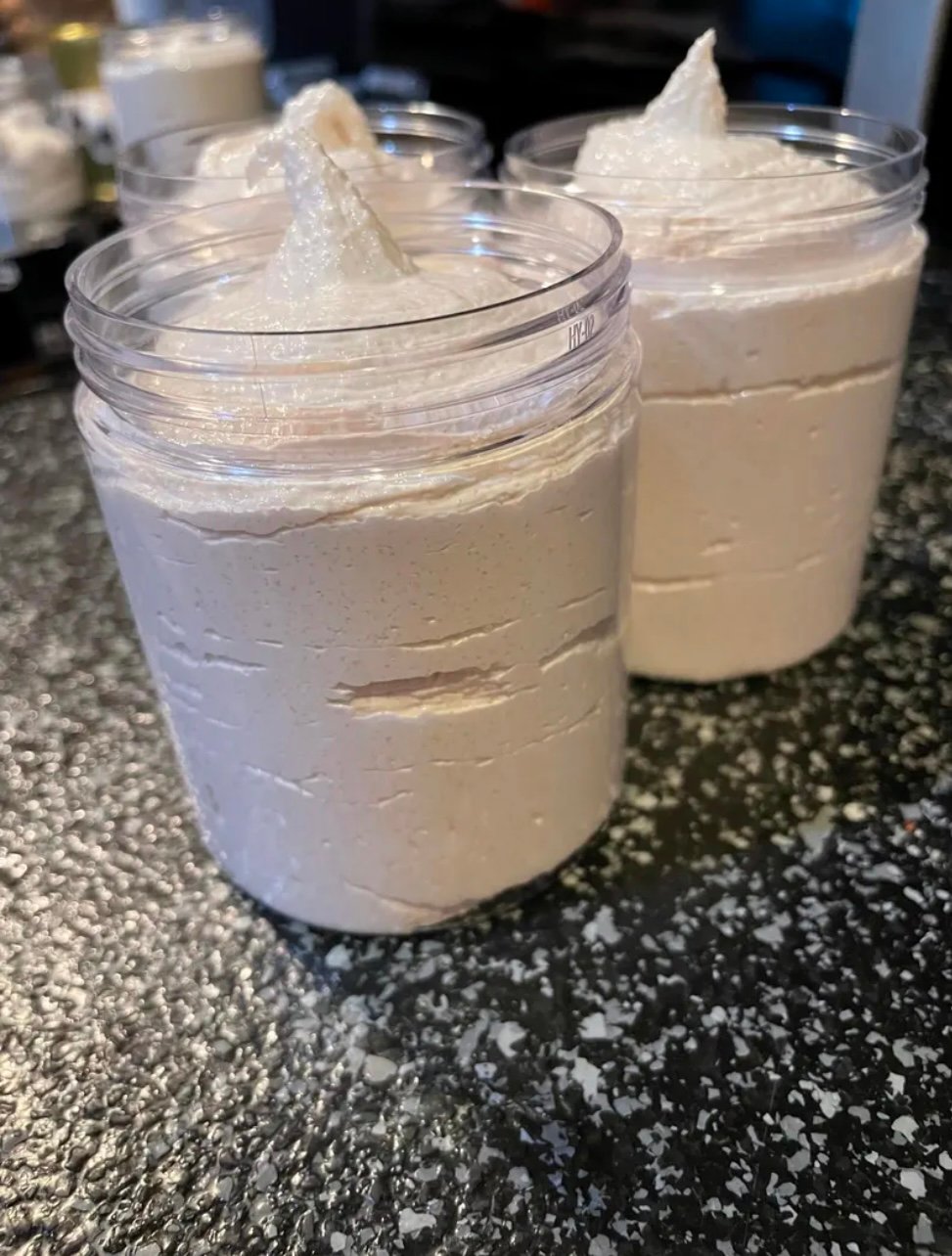 Honey Almond Whipped Sugar Scrub Soap