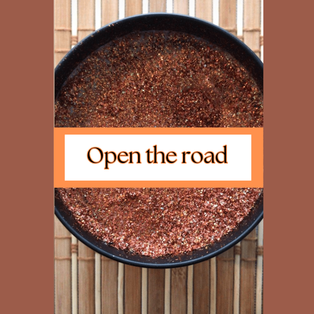 Image of Open the road candle/Ouvre la route chandelle