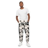 Image 6 of  BLK/WHT COLOR PANTS (UNISEX)