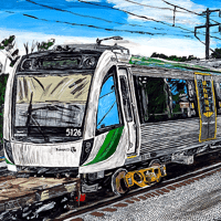 Image 1 of Transperth B-series en route to WA