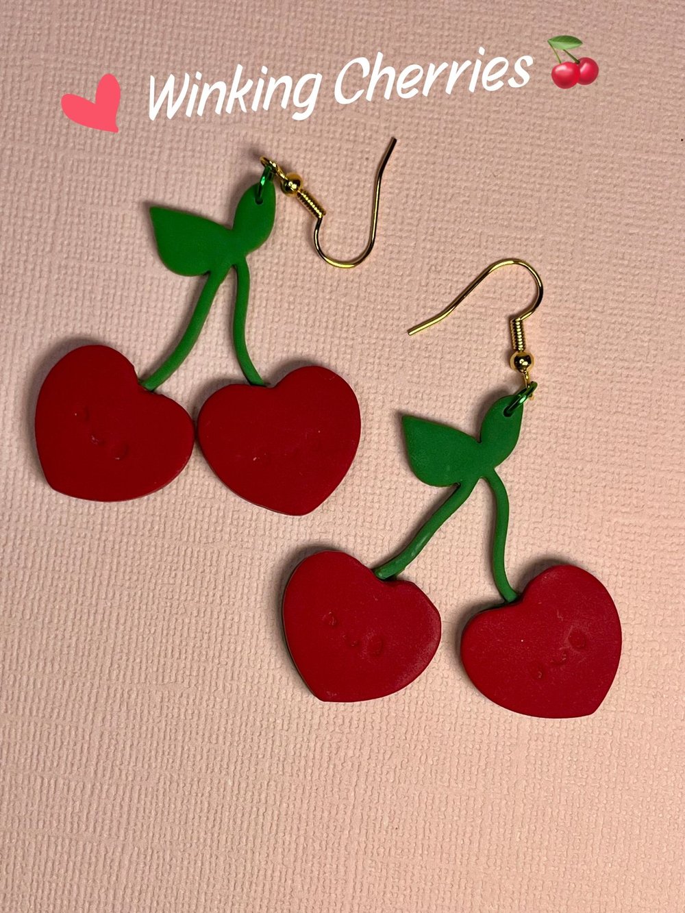 Image of Winking Cherries Earrings