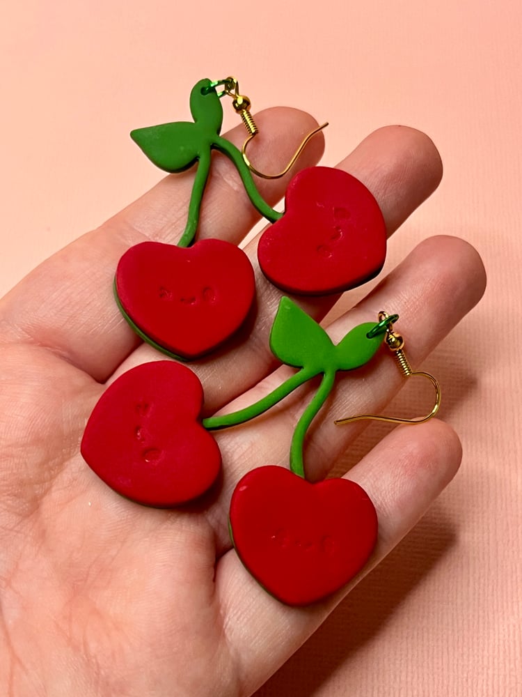 Image of Winking Cherries Earrings
