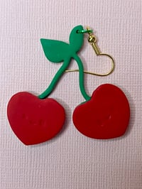 Image 5 of Winking Cherries Earrings