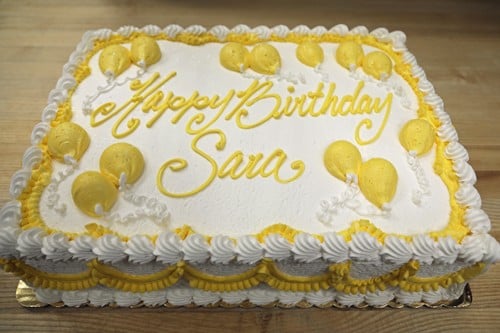 Image of ½ Sheet Cake