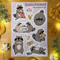 Image 1 of Snackoons Sticker Sheet