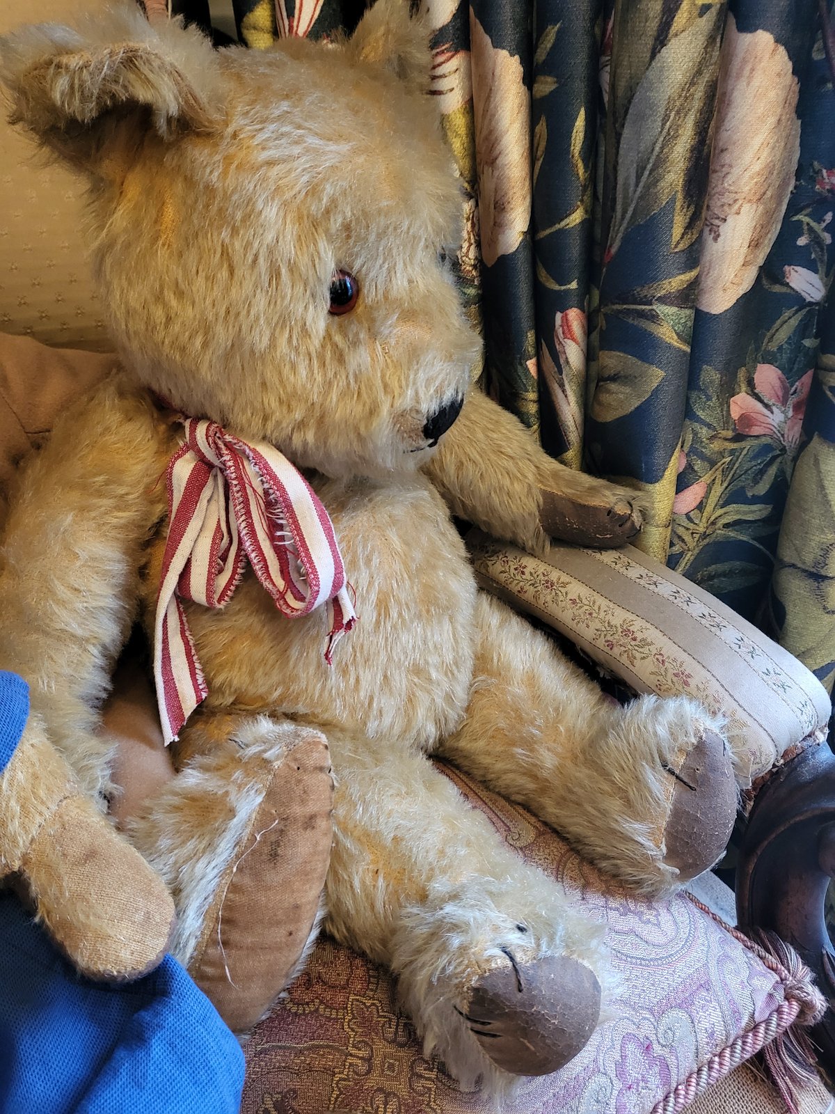 【激安、即決】TEDDYBEAR 1950年　チルターン製　クリスティーズ落札 激安、即決】TEDDYBEAR 1950年 チルターン製 クリスティーズ落札