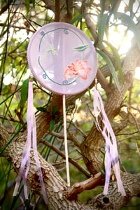 Image 3 of Museum Co-branded Chinese Traditional Handmade Silk Woven Fan - Lotus & Dragonfly