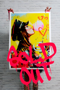 Image 1 of "BUBBLEGUM Street Art Style" Extremely Limited Giclee Print