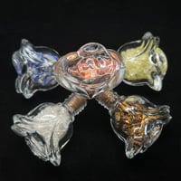 Image 1 of Crystal Chip Flower Wish Bottle