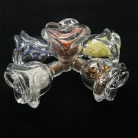 Image 2 of Crystal Chip Flower Wish Bottle