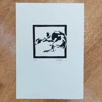 Image 5 of Greyhound linoprints