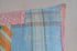 Small Metallic Jacquard Kantha Cushion  Image 2