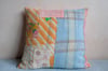 Small Metallic Jacquard Kantha Cushion 