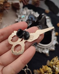 Image 5 of FATE CUT ENAMEL PIN 