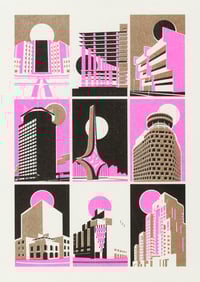 Image 2 of Damascus A5 Risograph Postcard – Limited Edition