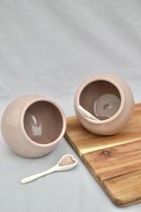 Image 4 of Valentines Salt Pig & Spoon Set