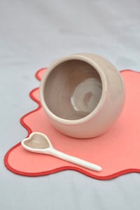 Image 1 of Valentines Salt Pig & Spoon Set