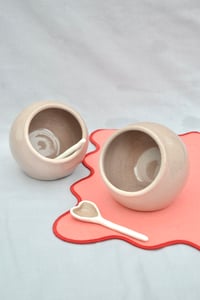 Image 2 of Valentines Salt Pig & Spoon Set