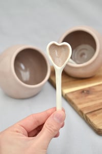 Image 3 of Valentines Salt Pig & Spoon Set