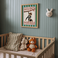 Image 3 of Monkey Business Print