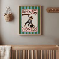 Image 1 of Monkey Business Print
