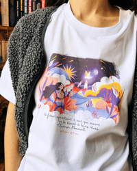Image 1 of TEE-SHIRT "ELEANOR ROOSEVELT" - COLLAB' CITATIONS PAR BILLIE
