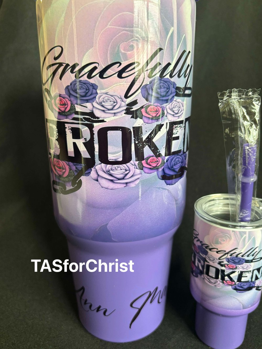 40 oz tumbler with 3oz mini
