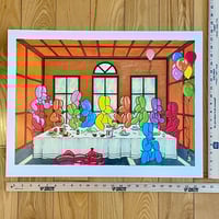 Image 2 of Balloon Supper 18x24 inch print.