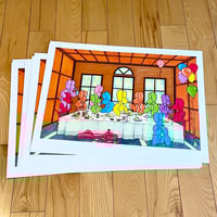 Image 4 of Balloon Supper 18x24 inch print.