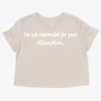 Image 4 of I'm not responsible for your ASSumptions...