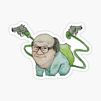 Danny Bulba DeVito Sticker (x2)