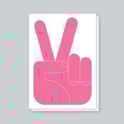 Image of Peace - Big Hand card