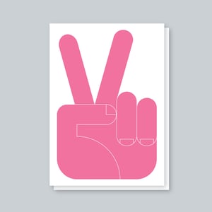 Image of Peace - Big Hand card