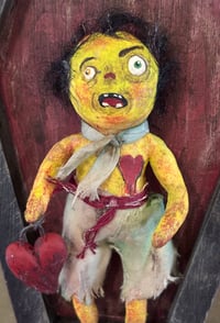 Image 1 of Valloween Spun Cotton Zombie Wants Your Heart