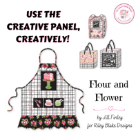 Image 2 of FLOUR & FLOWER Baking Bits C14015-Pink Riley Blake Designs