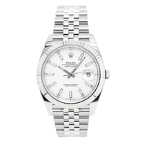 Image 1 of Datejust Klon 41mm Weises Blatt