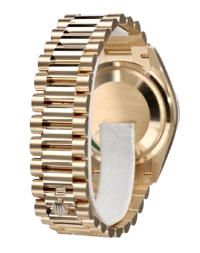 Image 3 of Daydate Klon 36mm Gelbgold Grünes Blatt