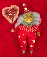 Image 2 of Spun Cotton Valentine Creepy Clown