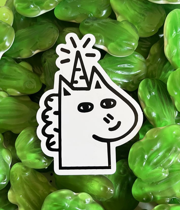 Image of Sparkle Unicorn Head Magnet 